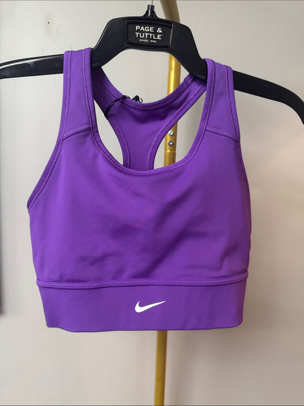 Nike Purple Racerback Support Sports Bra NWOT M